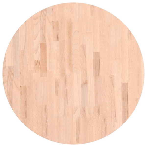Tablero redondo de madera maciza de haya Ø70x1,5 cm Tablero redondo de madera maciza de haya Ø70x1,5 cm
