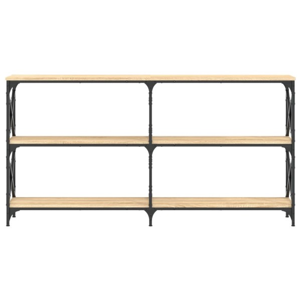 Mesa consola madera de ingeniería roble Sonoma 156x28x80,5 cm Mesa consola madera de ingeniería roble Sonoma 156x28x80,5 cm