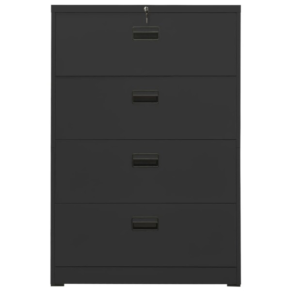 Armario archivador de acero antracita 90x46x134 cm Armario archivador de acero antracita 90x46x134 cm