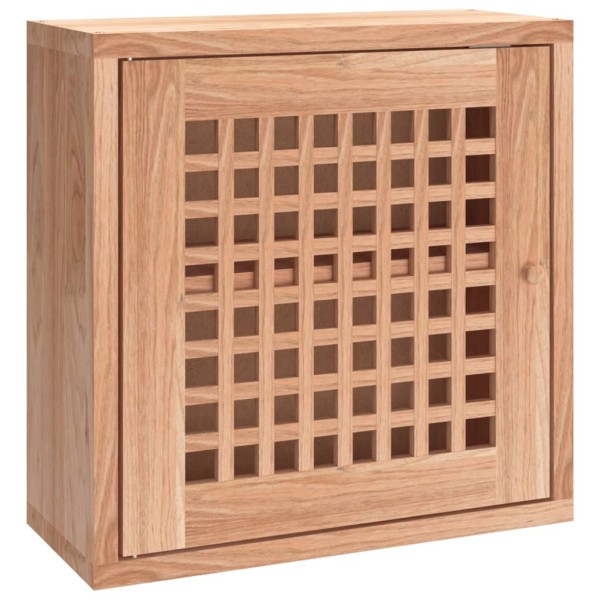 Mueble de pared madera maciza nogal 42x18x42 cm Mueble de pared madera maciza nogal 42x18x42 cm