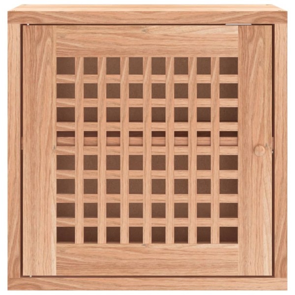 Mueble de pared madera maciza nogal 42x18x42 cm Mueble de pared madera maciza nogal 42x18x42 cm