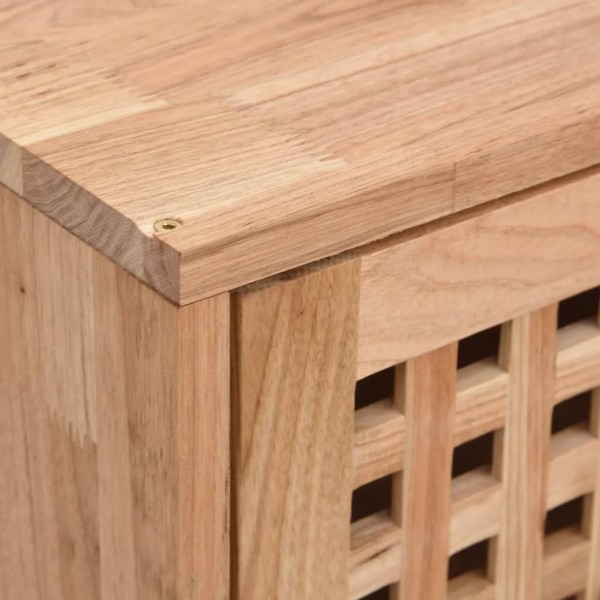 Mueble de pared madera maciza nogal 42x18x42 cm Mueble de pared madera maciza nogal 42x18x42 cm
