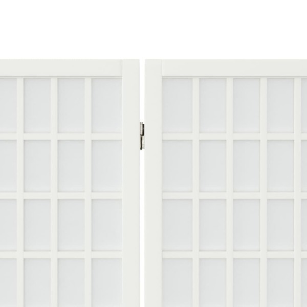 Biombo plegable con 3 paneles estilo japonés blanco 120x170 cm Biombo plegable con 3 paneles estilo japonés blanco 120x170 cm