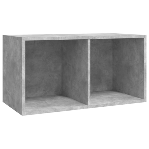 Caja para discos de vinilo madera contrachapada gris 71x34x36cm Caja para discos de vinilo madera contrachapada gris 71x34x36cm