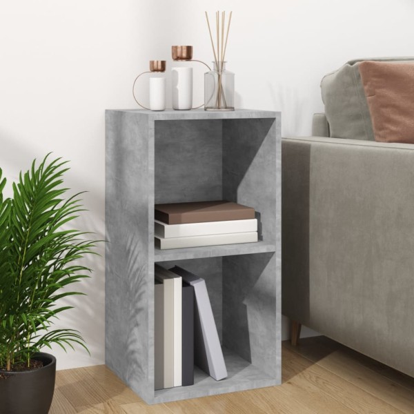 Caja para discos de vinilo madera contrachapada gris 71x34x36cm Caja para discos de vinilo madera contrachapada gris 71x34x36cm