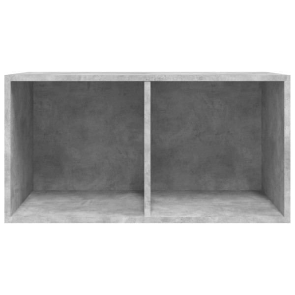 Caja para discos de vinilo madera contrachapada gris 71x34x36cm Caja para discos de vinilo madera contrachapada gris 71x34x36cm