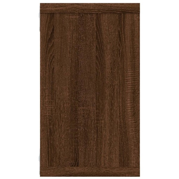 Estante cúbico de pared 4 uds madera roble marrón 80x15x26,5cm Estante cúbico de pared 4 uds madera roble marrón 80x15x26,5cm