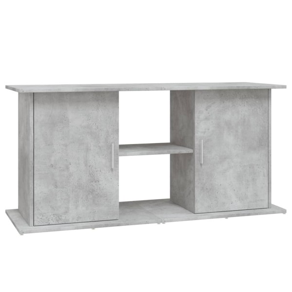 Soporte de acuario madera ingeniería gris hormigón 121x41x58 cm Soporte de acuario madera ingeniería gris hormigón 121x41x58 cm