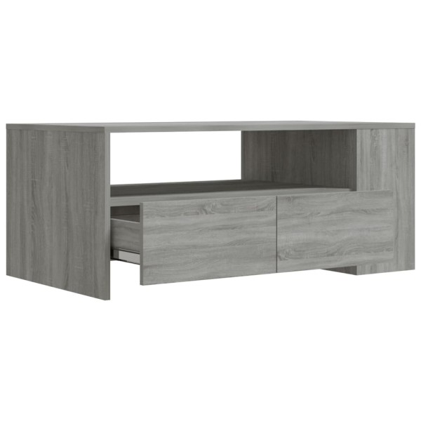 Mesa de centro madera de ingeniería gris Sonoma 102x55x42 cm Mesa de centro madera de ingeniería gris Sonoma 102x55x42 cm
