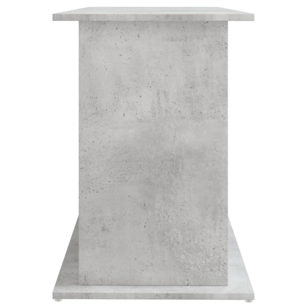 Soporte de acuario madera ingeniería gris hormigón 121x41x58 cm Soporte de acuario madera ingeniería gris hormigón 121x41x58 cm