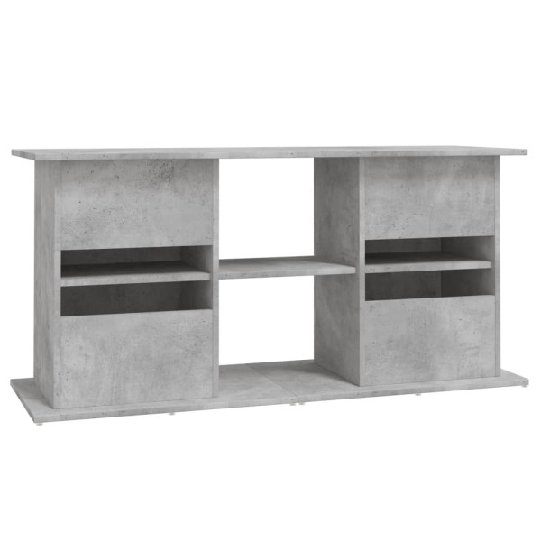Soporte de acuario madera ingeniería gris hormigón 121x41x58 cm Soporte de acuario madera ingeniería gris hormigón 121x41x58 cm