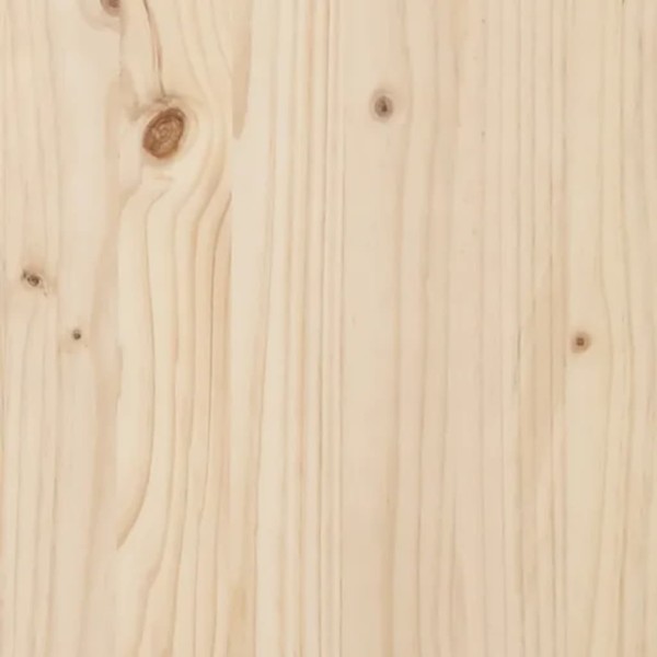 Cama de palets de madera maciza de pino 75x190 cm Cama de palets de madera maciza de pino 75x190 cm