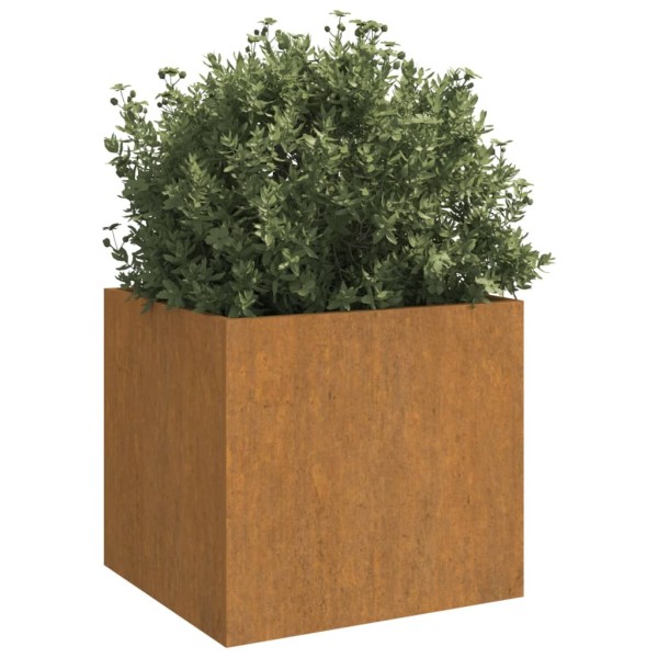 Jardineras 2 unidades acero corten 42x40x39 cm Jardineras 2 unidades acero corten 42x40x39 cm