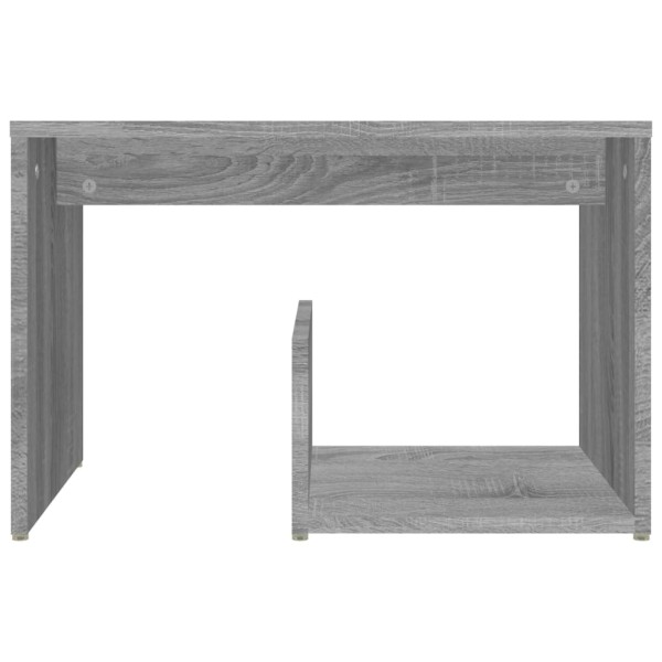 Mesa auxiliar madera contrachapada gris Sonoma 59x36x38 cm Mesa auxiliar madera contrachapada gris Sonoma 59x36x38 cm