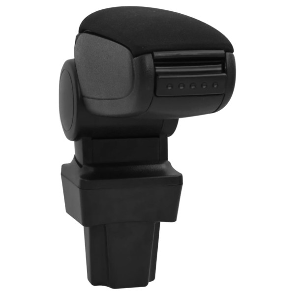 Reposabrazos para coche ABS negro 11,5x32x(30-50) cm