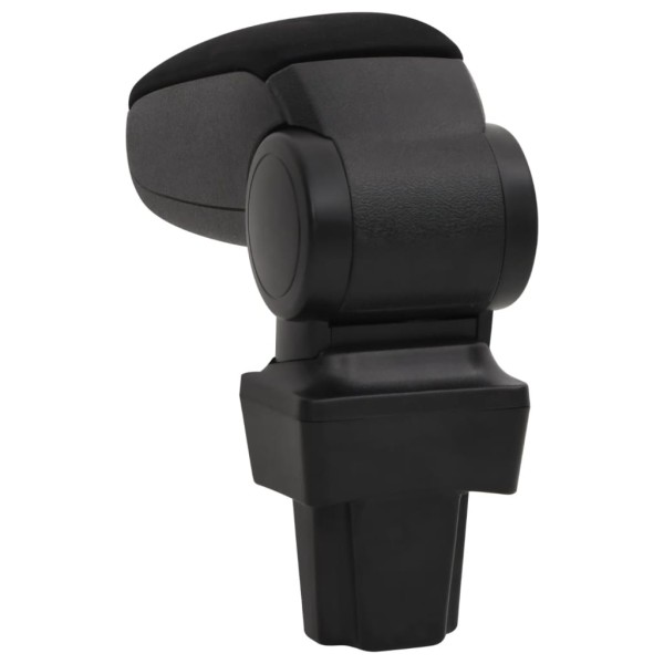 Reposabrazos para coche ABS negro 11,5x32x(30-50) cm