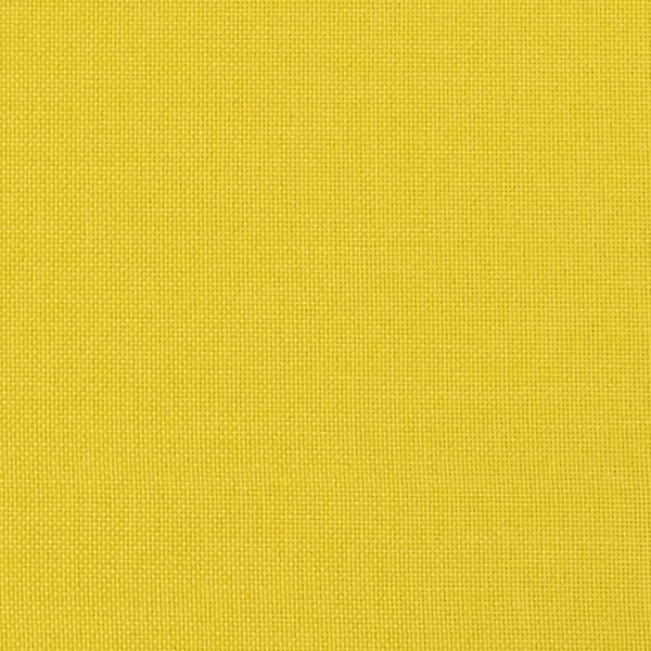 Reposapiés de tela amarillo claro 60x50x41 cm Reposapiés de tela amarillo claro 60x50x41 cm