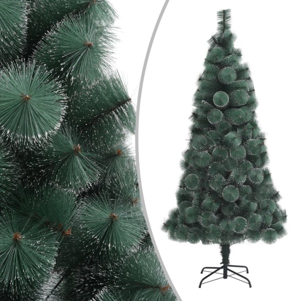 Árbol de Navidad artificial con soporte verde PET 210 cm Árbol de Navidad artificial con soporte verde PET 210 cm