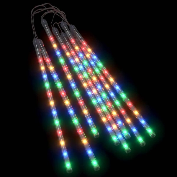 Luces meteorito 8 uds de colores 192 LEDs interior exterior