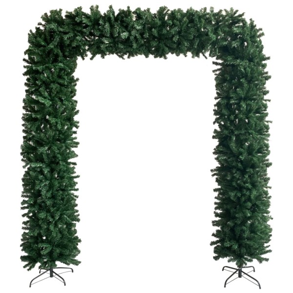 Arco de árbol de Navidad verde 240 cm