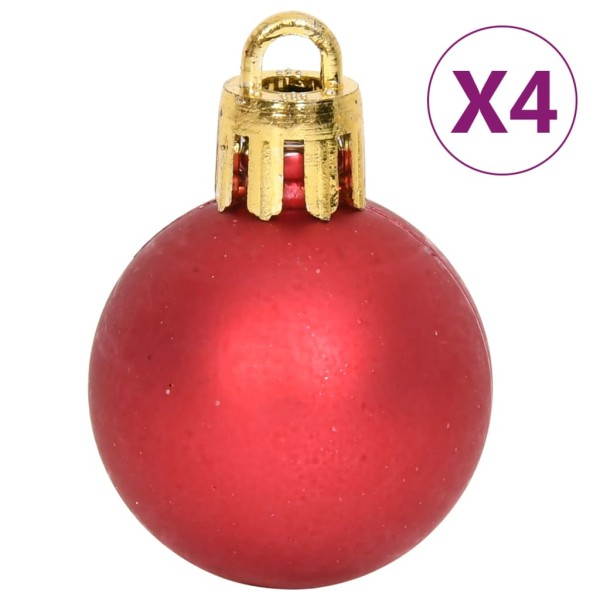 Juego de adornos de navidad de 64 piezas rojo y blanco Juego de adornos de navidad de 64 piezas rojo y blanco