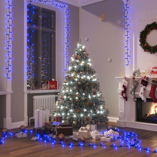 Tira de luces compacta con 400 LED PVC azul 13 m Tira de luces compacta con 400 LED PVC azul 13 m