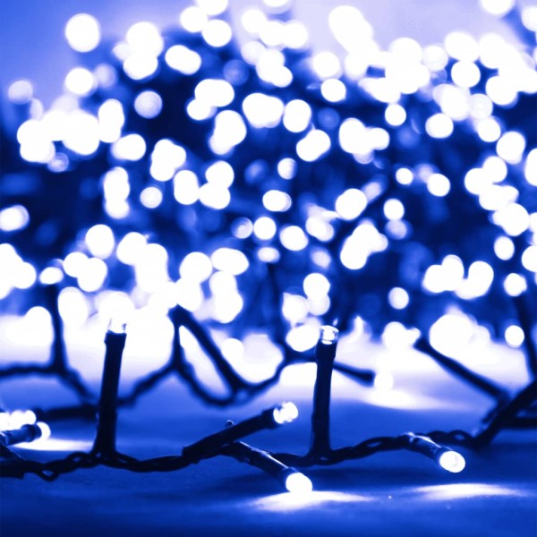 Tira de luces compacta con 400 LED PVC azul 13 m Tira de luces compacta con 400 LED PVC azul 13 m