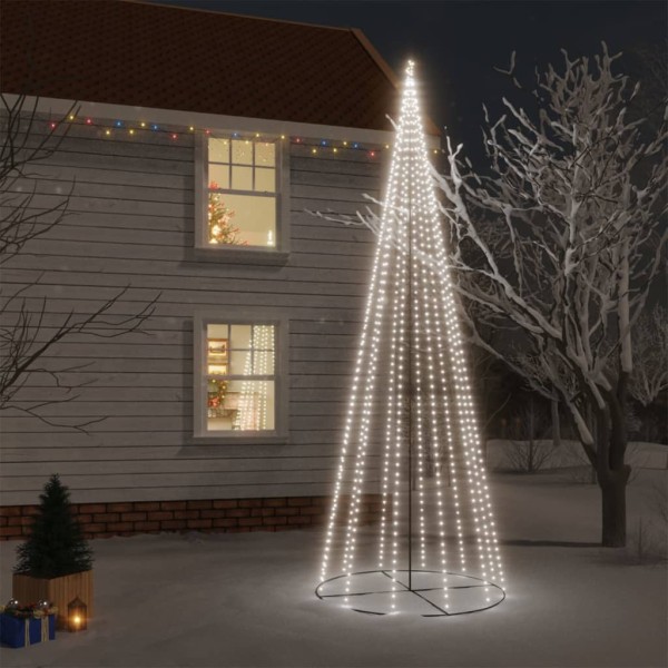 Árbol de Navidad cónico 732 LED blanco frío 160x500 cm Árbol de Navidad cónico 732 LED blanco frío 160x500 cm