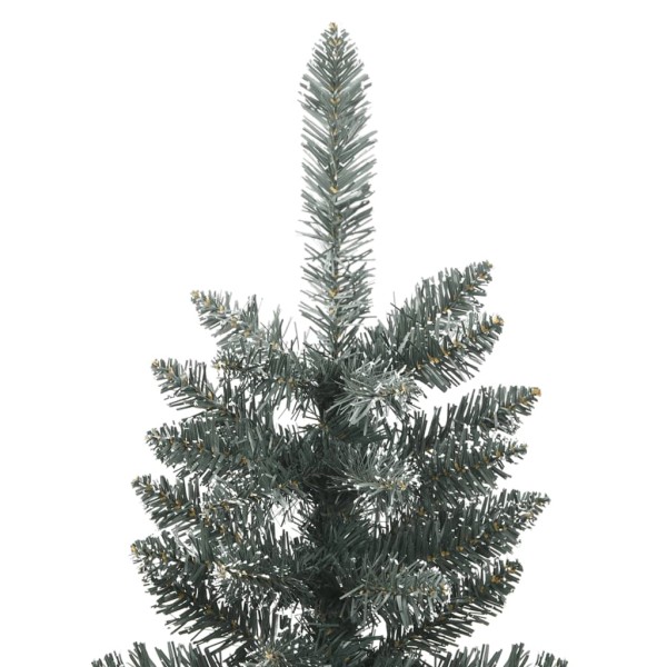 Árbol Navidad artificial estrecho con soporte PVC verde 210 cm Árbol Navidad artificial estrecho con soporte PVC verde 210 cm