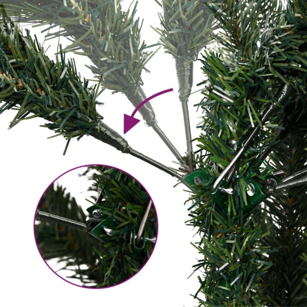 Árbol de Navidad artificial con bisagras y soporte 120 cm Árbol de Navidad artificial con bisagras y soporte 120 cm