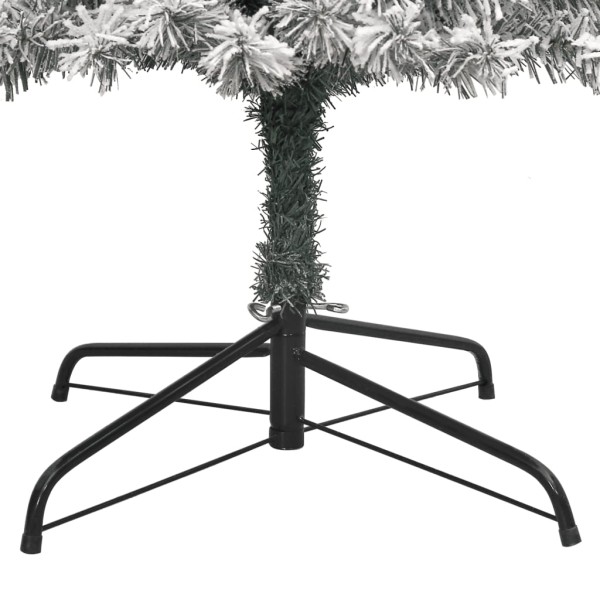 Árbol Navidad estrecho con soporte y nieve artificial PVC 300cm Árbol Navidad estrecho con soporte y nieve artificial PVC 300cm