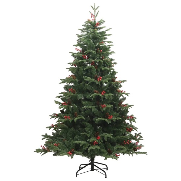 Árbol de Navidad artificial con piñas y bayas 180 cm Árbol de Navidad artificial con piñas y bayas 180 cm