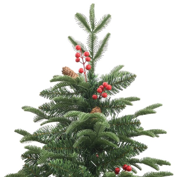 Árbol de Navidad artificial con piñas y bayas 180 cm Árbol de Navidad artificial con piñas y bayas 180 cm