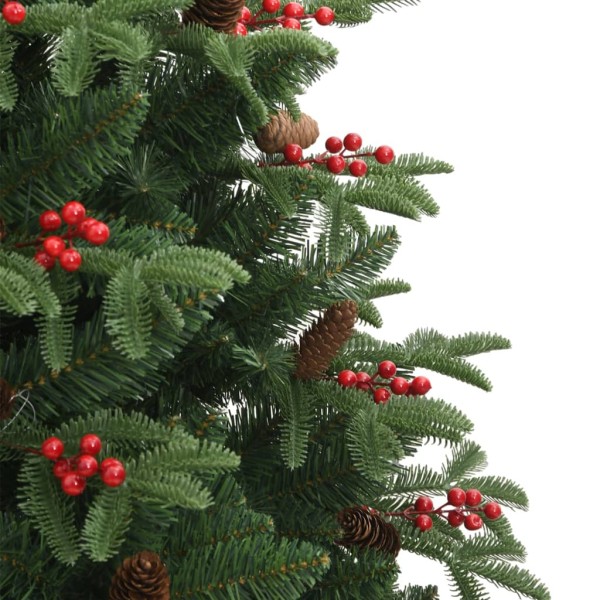 Árbol de Navidad artificial con piñas y bayas 180 cm Árbol de Navidad artificial con piñas y bayas 180 cm