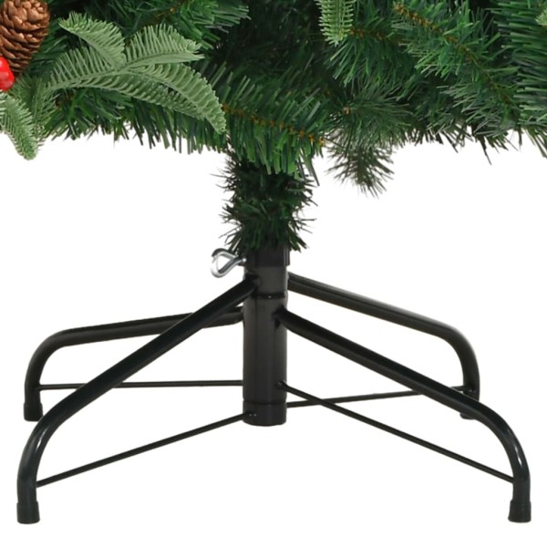 Árbol de Navidad artificial con piñas y bayas 180 cm Árbol de Navidad artificial con piñas y bayas 180 cm