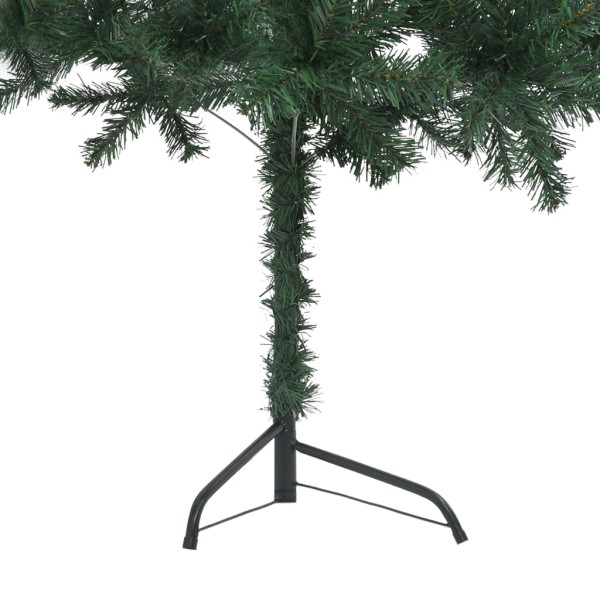 Árbol de Navidad artificial de esquina LED y bolas verde 150 cm Árbol de Navidad artificial de esquina LED y bolas verde 150 cm