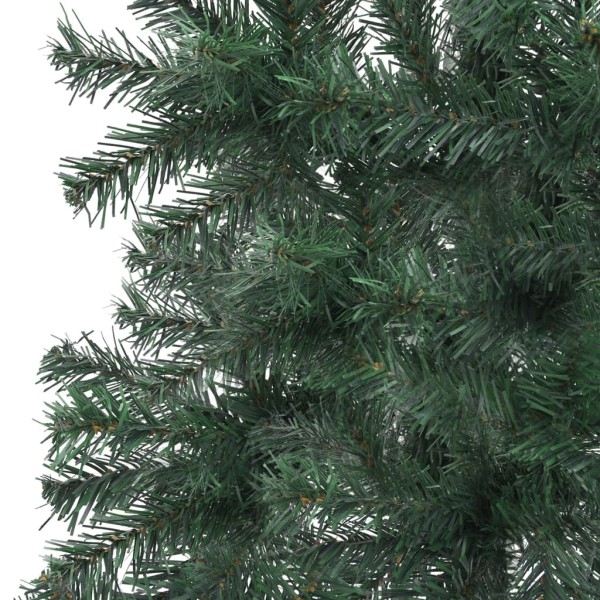 Árbol de Navidad artificial de esquina LED y bolas verde 150 cm Árbol de Navidad artificial de esquina LED y bolas verde 150 cm