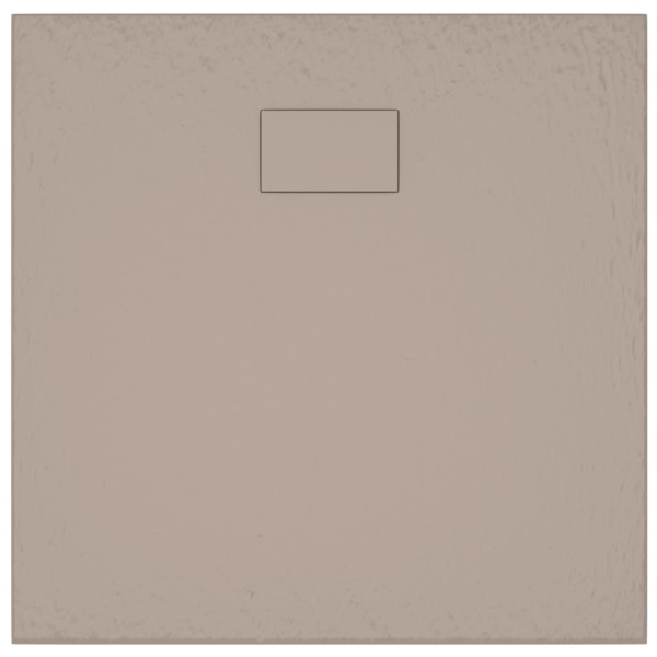 Plato de ducha SMC marrón 90x80 cm