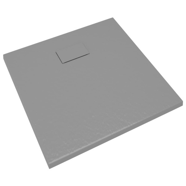 Plato de ducha SMC gris 80x80 cm Plato de ducha SMC gris 80x80 cm