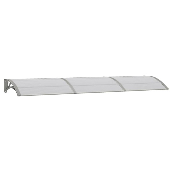Marquesina de puerta policarbonato gris 300x80 cm Marquesina de puerta policarbonato gris 300x80 cm