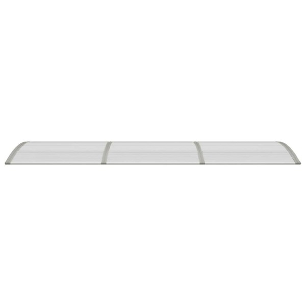 Marquesina de puerta policarbonato gris 300x80 cm Marquesina de puerta policarbonato gris 300x80 cm