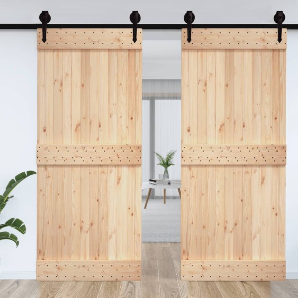 Puerta NARVIK madera maciza pino 100x210 cm Puerta NARVIK madera maciza pino 100x210 cm