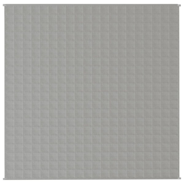 Manta con peso tela gris 200x200 cm 13 kg