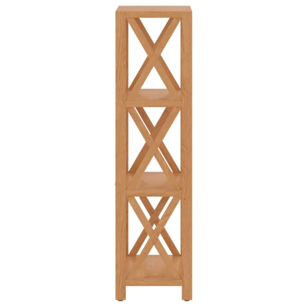 Estantería de 4 niveles madera maciza de roble 40x30x112 cm Estantería de 4 niveles madera maciza de roble 40x30x112 cm