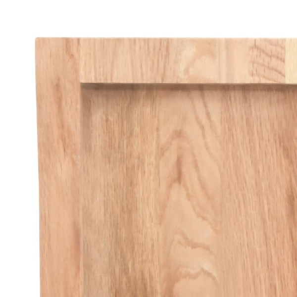 Tablero mesa madera tratada borde natural marrón 140x60x(2-6)cm Tablero mesa madera tratada borde natural marrón 140x60x(2-6)cm