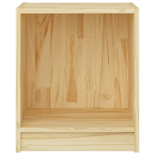 Mesitas de noche 2 uds madera maciza de pino 35,5x33,5x41,5 cm Mesitas de noche 2 uds madera maciza de pino 35,5x33,5x41,5 cm