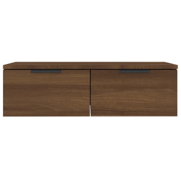 Armario de pared madera contrachapada marrón roble 68x30x20 cm Armario de pared madera contrachapada marrón roble 68x30x20 cm