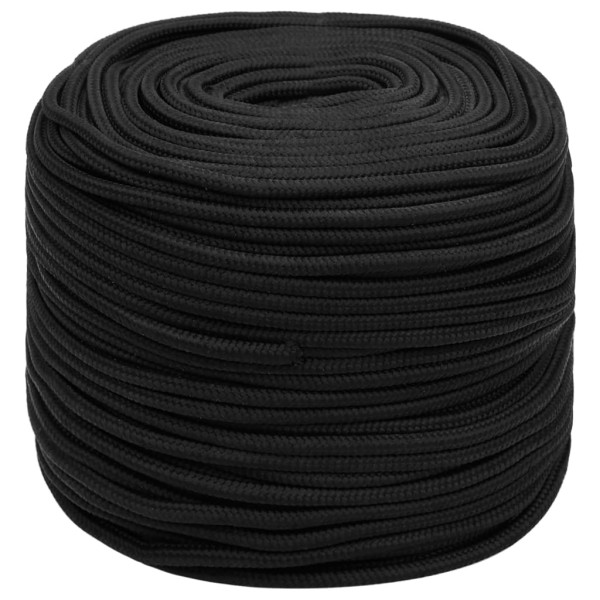 Cuerda de barco polipropileno negro intenso 8 mm 500 m Cuerda de barco polipropileno negro intenso 8 mm 500 m