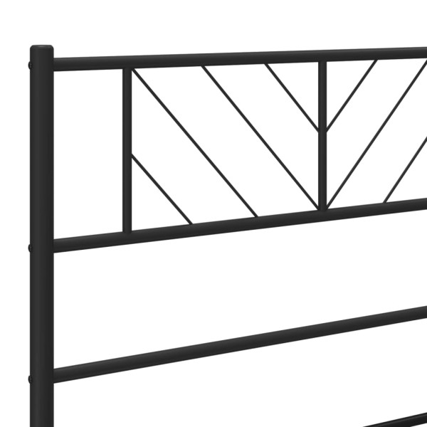Cabecero de metal negro 80 cm Cabecero de metal negro 80 cm
