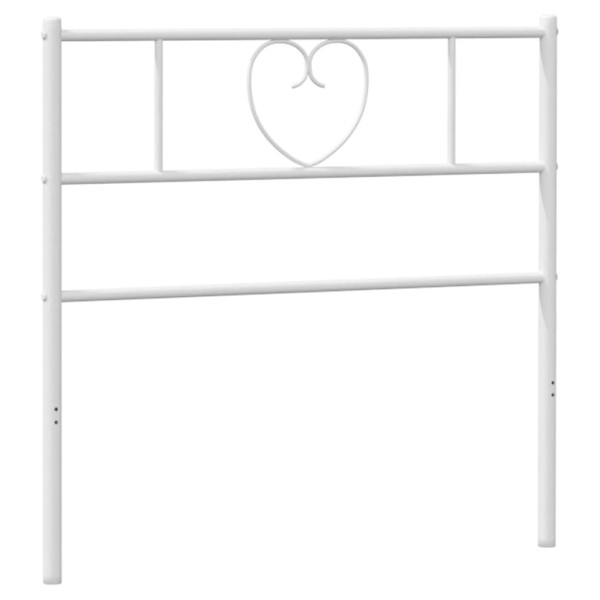 Cabecero de metal blanco 75 cm Cabecero de metal blanco 75 cm